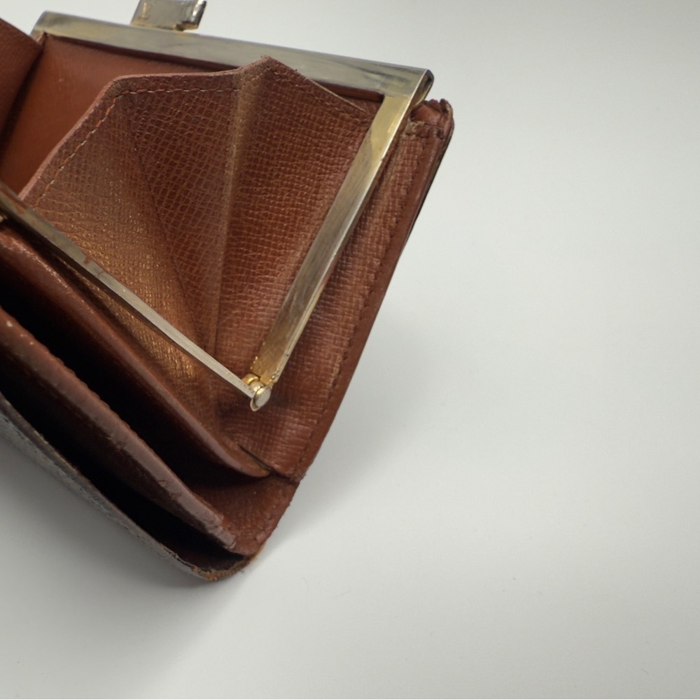 Louis Vuitton Brown Monogram French Purse Wallet Silver | Women’s | Used | - Picture 14 of 16